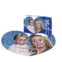Puzzle srdce s krabičkou