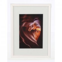 Rámeček dřevěný PHOENIX, bílý, 13x18 cm