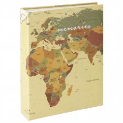Album memo WORLD MAP 10x15/200, popisové štítky